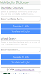 Mobile Screenshot of irishenglishdictionary.net